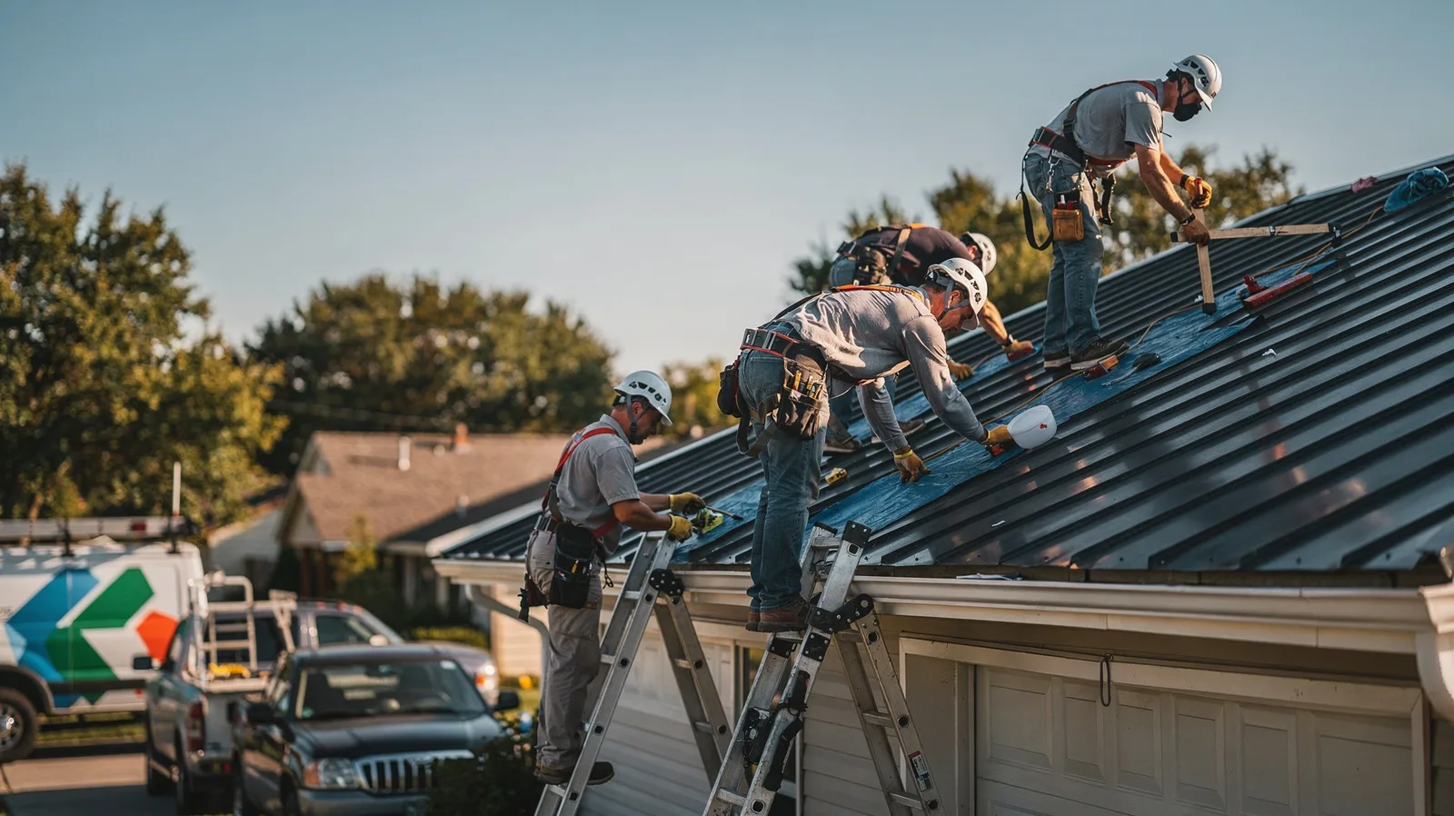 Metal Roof Installation in Aroma Park, IL near me